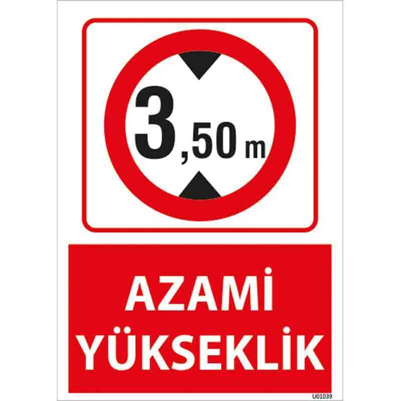 Trafik Uyarı Levhaları ve Tabelaları